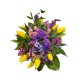 Buchet de Flori - 7 Lalele, 3 Zambile, 5 frezie, 5 iris, limonium