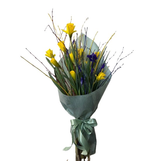 Buchet de Flori 10 irisi, 11 narcise