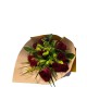 Buchet de Flori 11 Trandafiri, 2 crini 2 limonium 